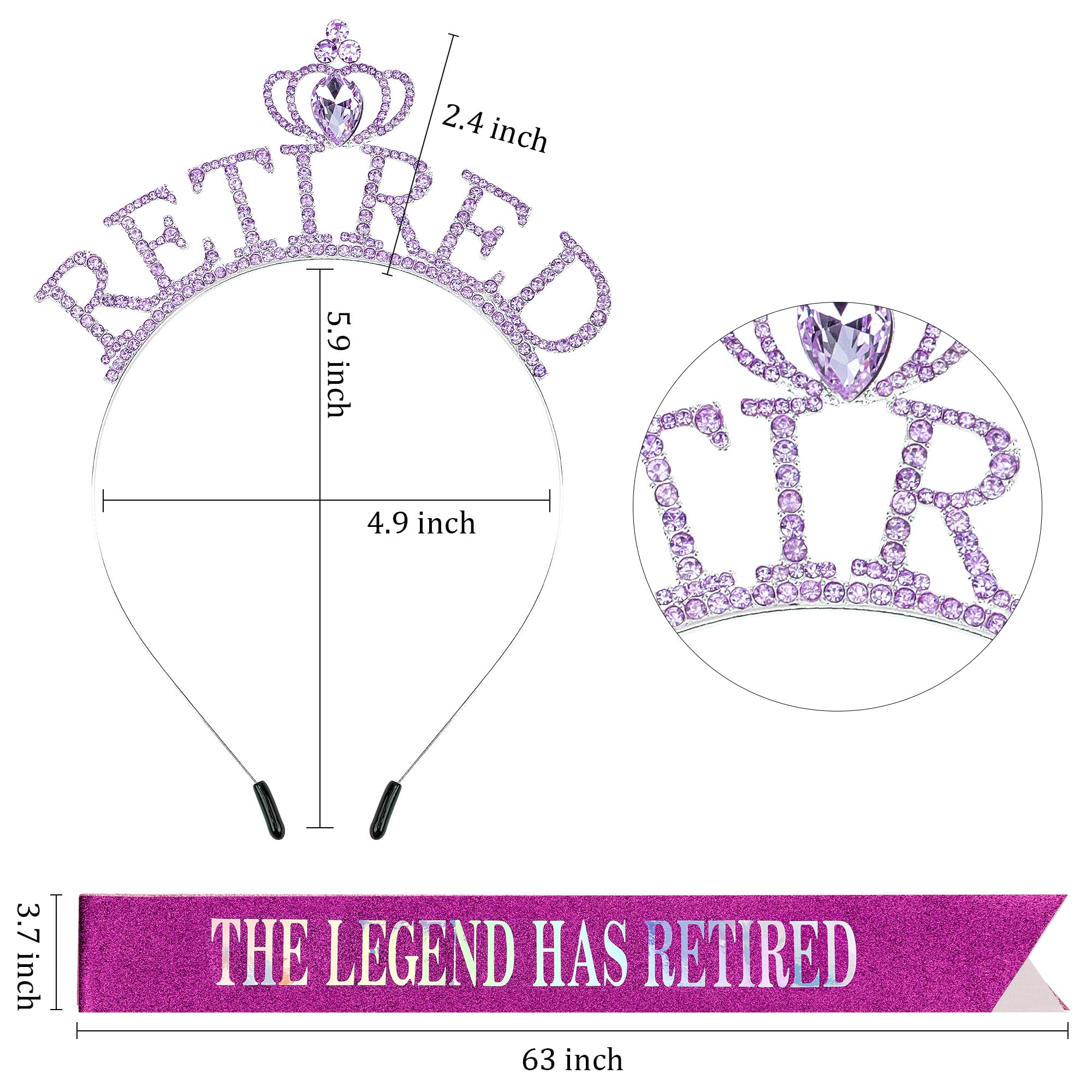 Exacoo sash and crown in keepsake box for long-term preservation benefit