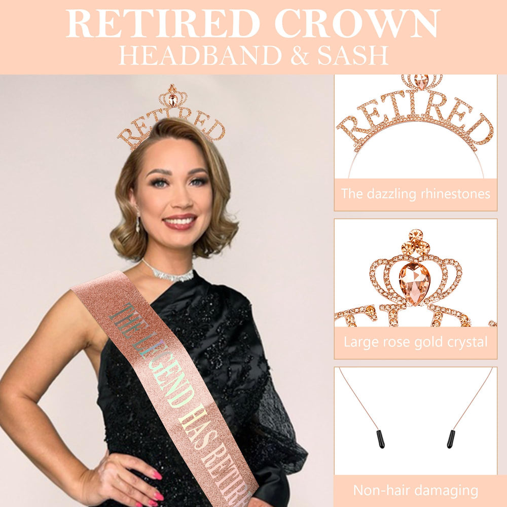 Exacoo size comparison crown and sash showing scale for easy styling