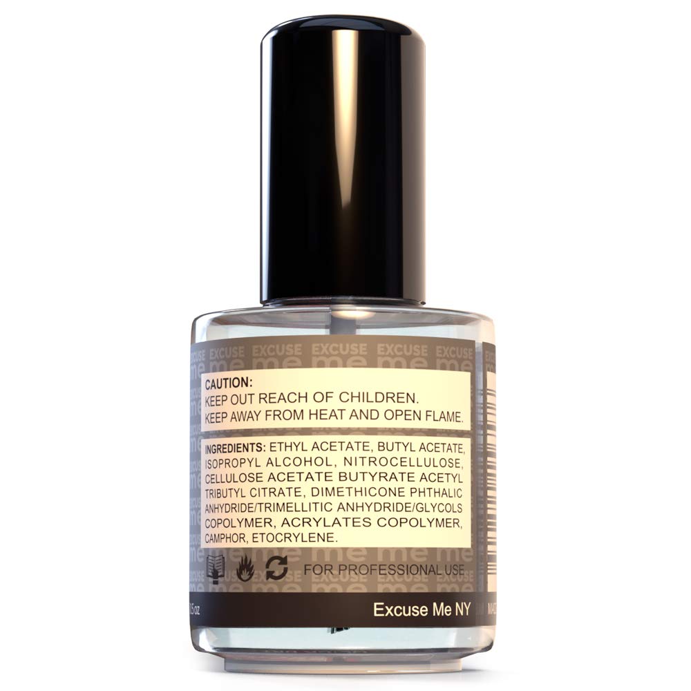 EXCUSE ME brush close-up demonstrating smooth application benefit