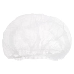 Existing Beauty disposed hair net in bin illustrating clean single-use practice