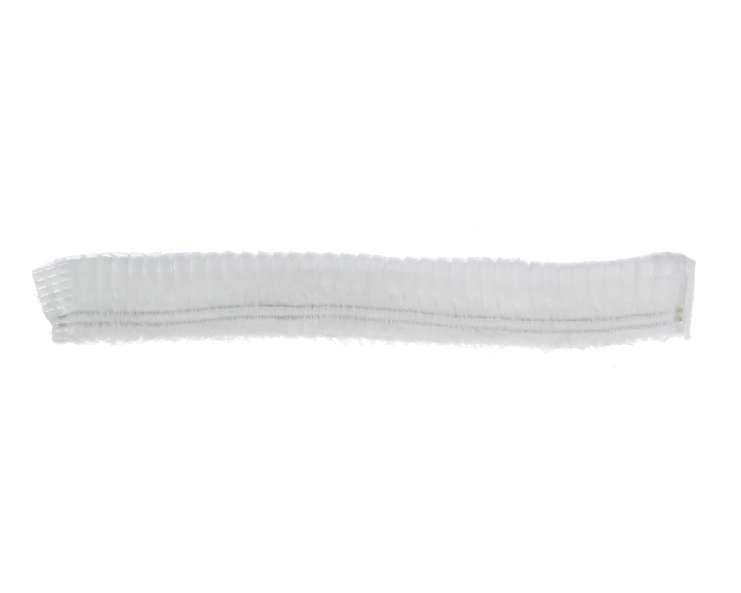 Existing Beauty hand holding hair net showing size and single-use value