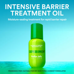 Experiment Buffer Jelly on a nighttime bathroom shelf creating a calming routine
