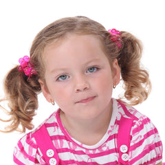 EXPRESSIONS close-up of twin-bead hair elastic showing soft texture and secure hold