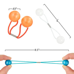 EXPRESSIONS elastic loop detail showing soft stretch for comfortable, damage-free styling