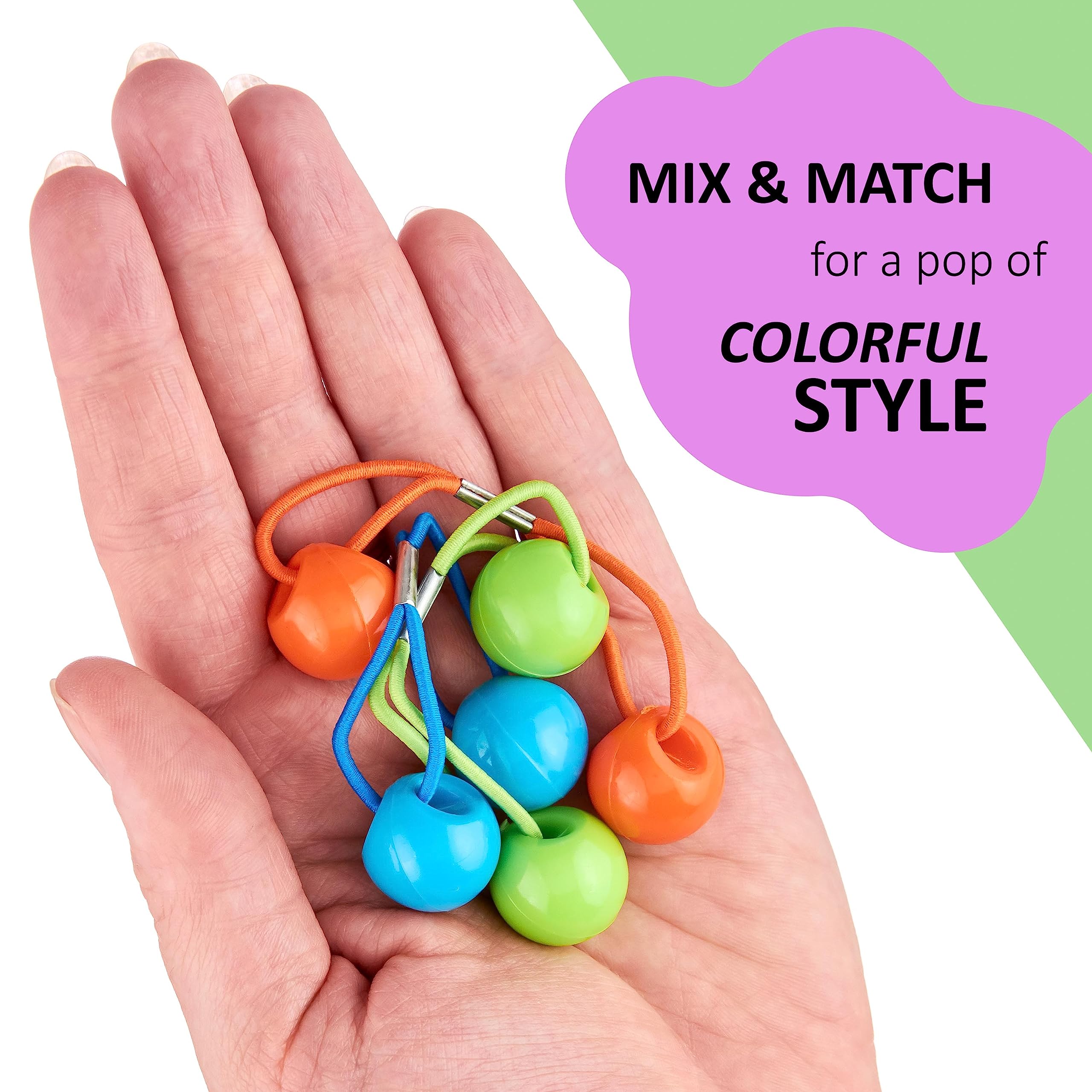EXPRESSIONS elastic stretched in hand demonstrating gentle hold and flexibility