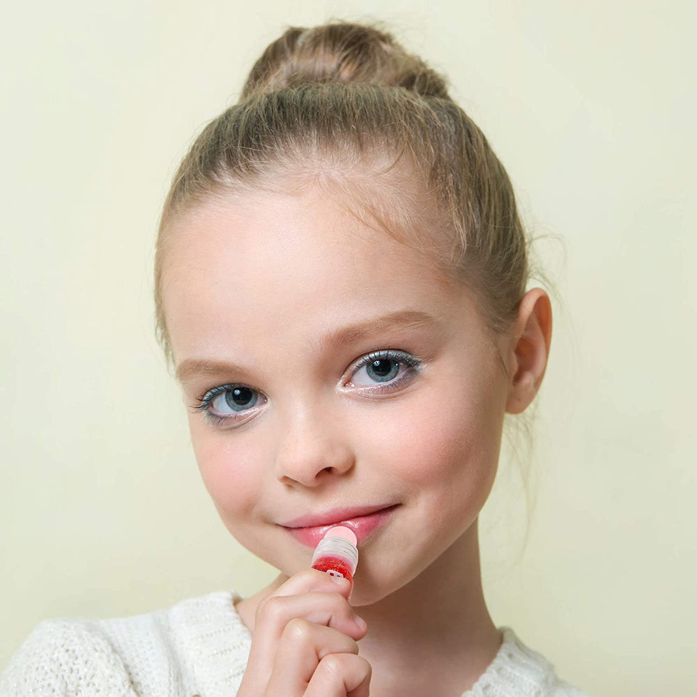 Expressions Girl carried in backpack showing portable beauty kit for on-the-go touch-ups