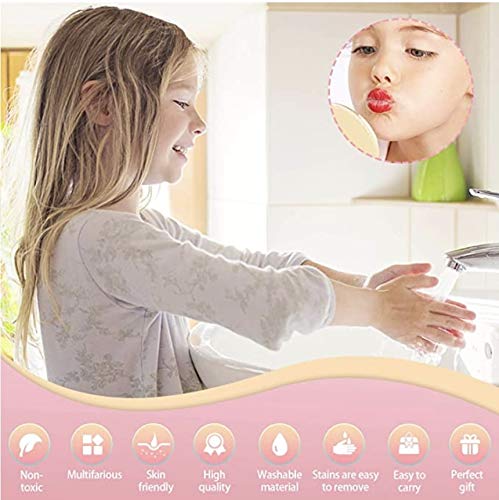 Expressions Girl clear carrying case holding glosses for organized travel convenience