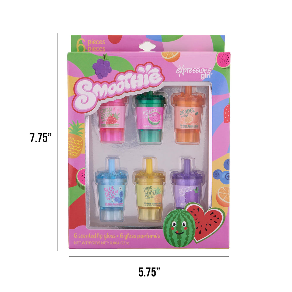 EXPRESSIONS six flavored balms displayed together highlighting scent variety benefit