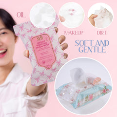 EXPRESSIONS vitamin C pack mid-open demonstrating easy single-wipe use