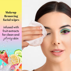 EXPRESSIONS close-up of wipe texture highlighting soft non-woven fibers for gentle cleansing