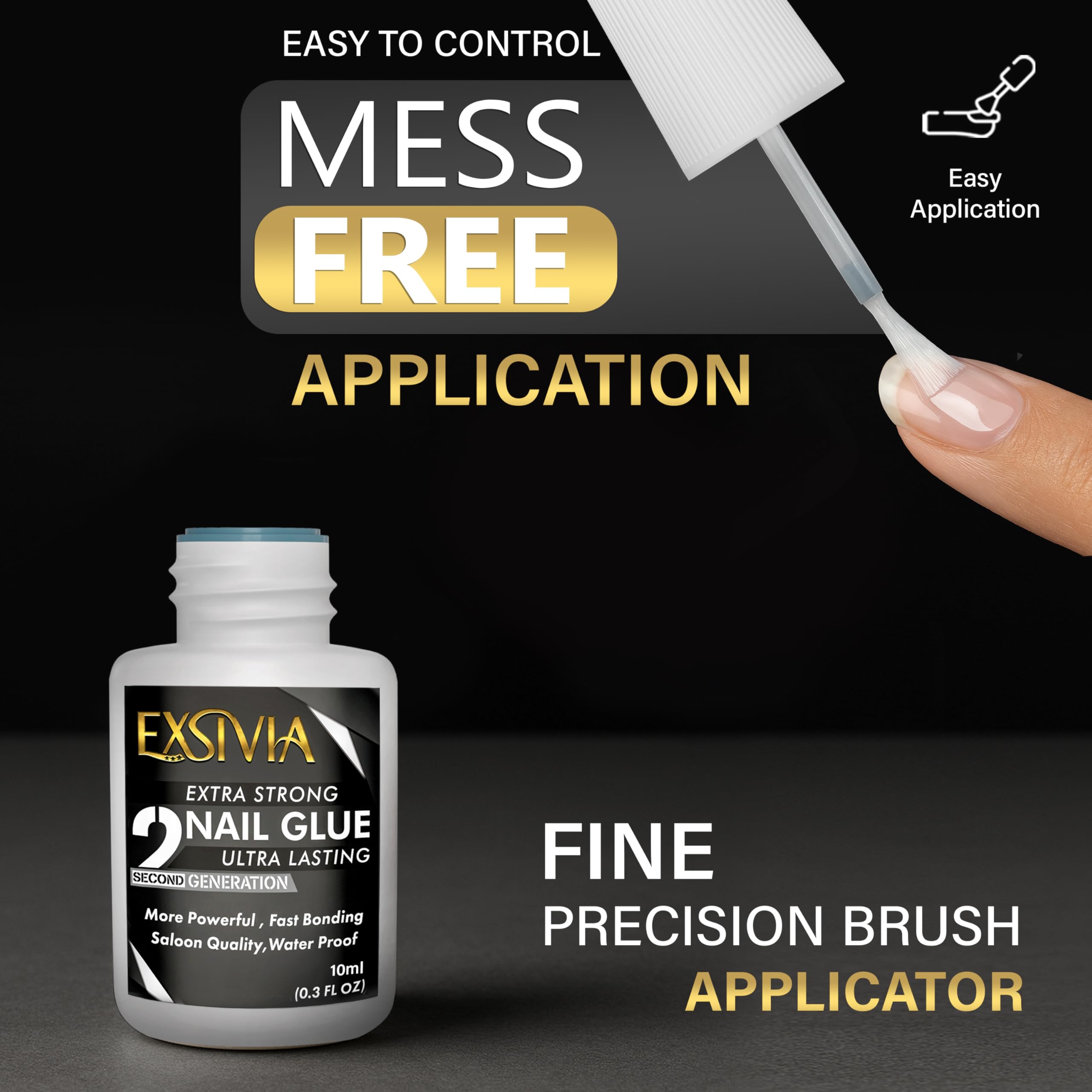 EXSIVIA wooden cuticle pushers and tools for gentle nail removal