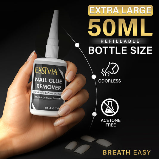 EXSIVIA precision tip closeup for targeted glue application and less mess