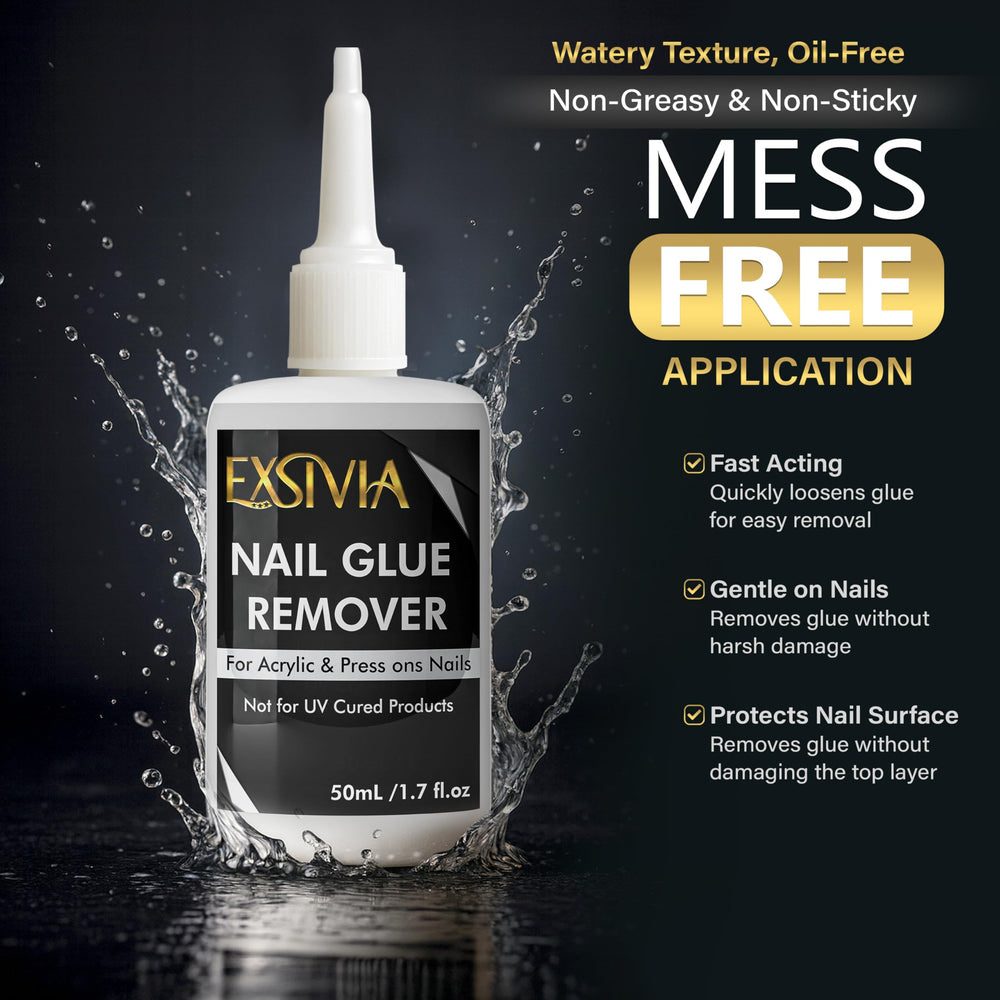 EXSIVIA press-on nails worn in lifestyle scene showing durable hold