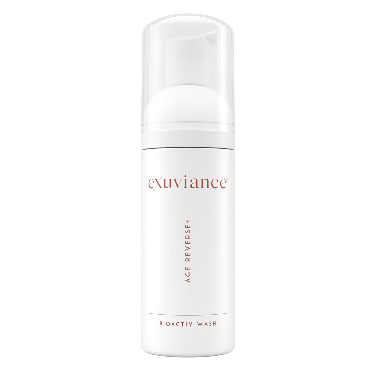 EXUVIANCE front bottle view showing clear label and clean design benefit clarity