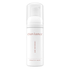 EXUVIANCE front bottle view showing clear label and clean design benefit clarity