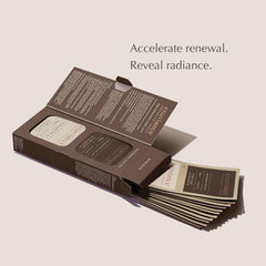 EXUVIANCE hand applying pad demonstrating controlled at-home use