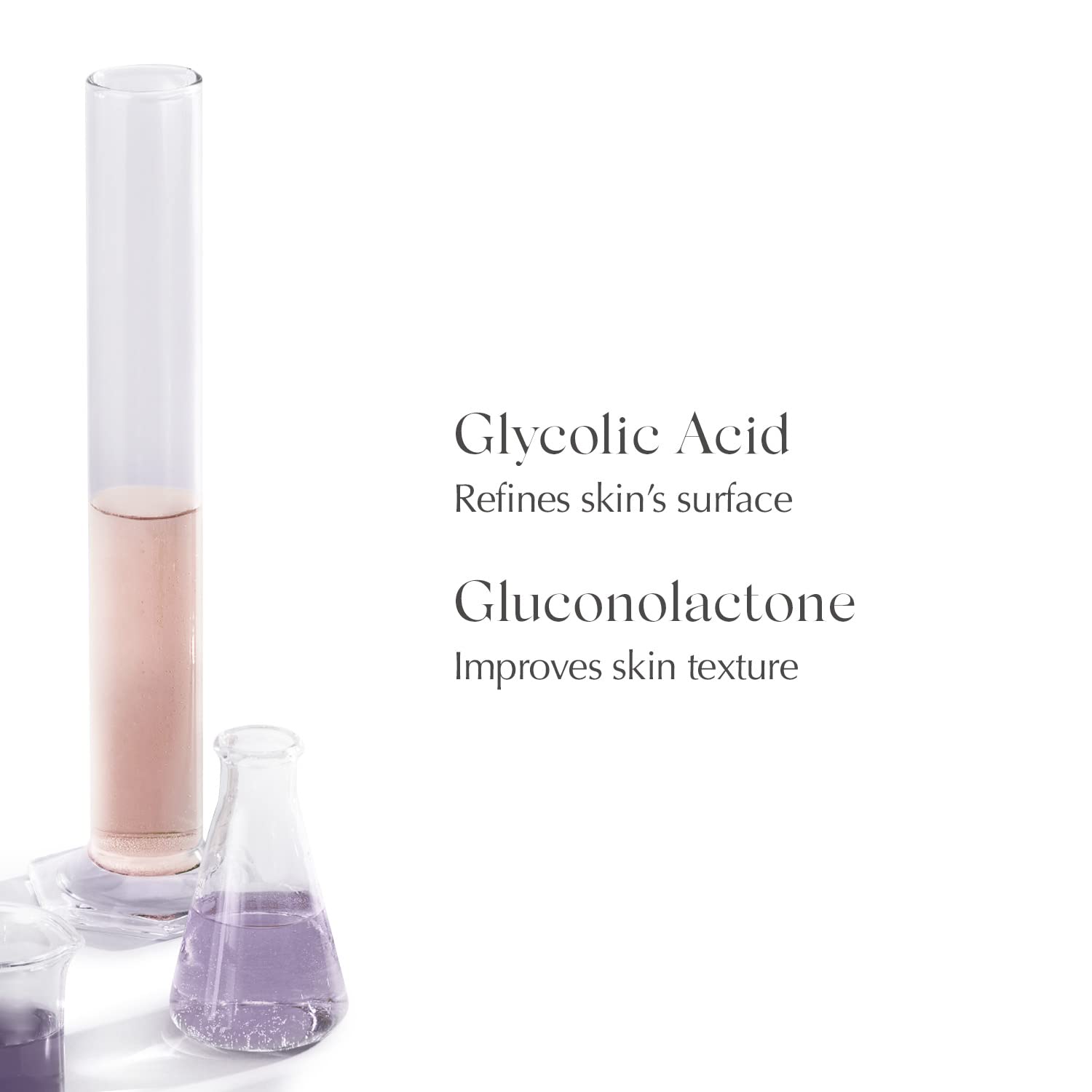 EXUVIANCE before and after skin texture improvement demonstration benefit
