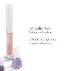 EXUVIANCE before and after skin texture improvement demonstration benefit