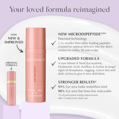 EXUVIANCE cream texture close-up highlights lightweight, hydrating formula