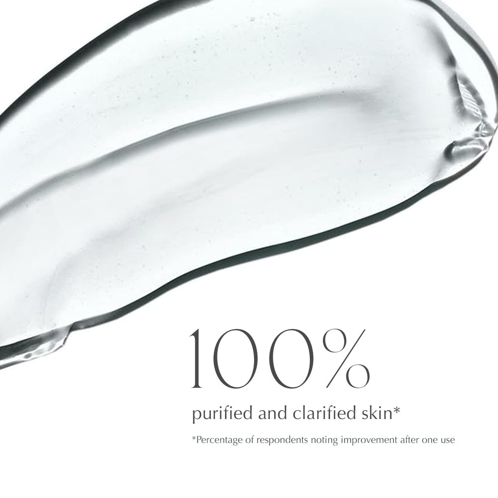 EXUVIANCE textured foam close-up demonstrating gentle cleansing action