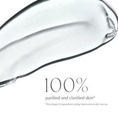 EXUVIANCE textured foam close-up demonstrating gentle cleansing action