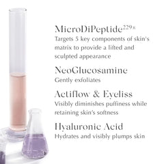 EXUVIANCE lifestyle image of rested eyes illustrating firmer, brighter appearance benefit