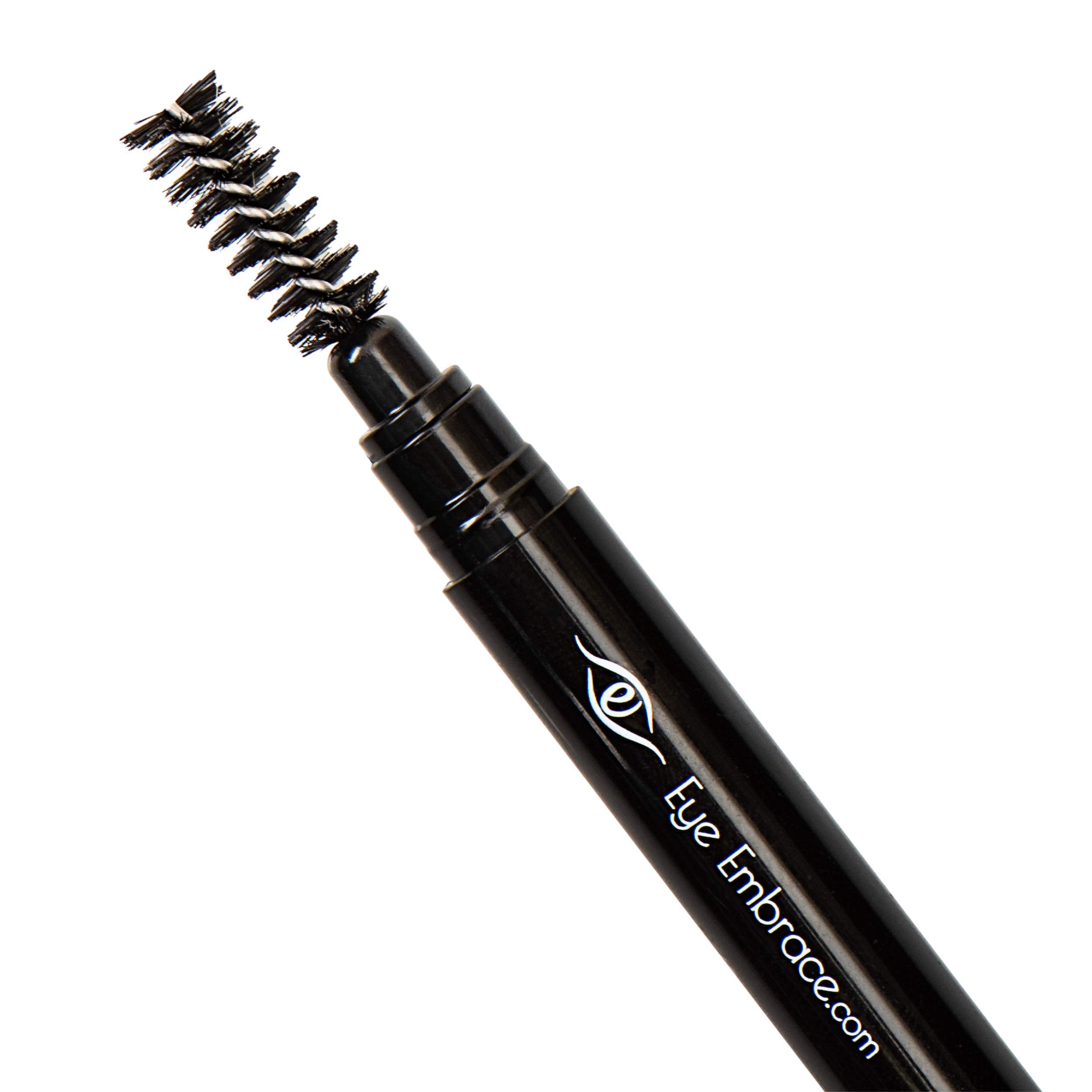 Eye Embrace auburn swatch on forearm, demonstrates true-to-tone pigment payoff