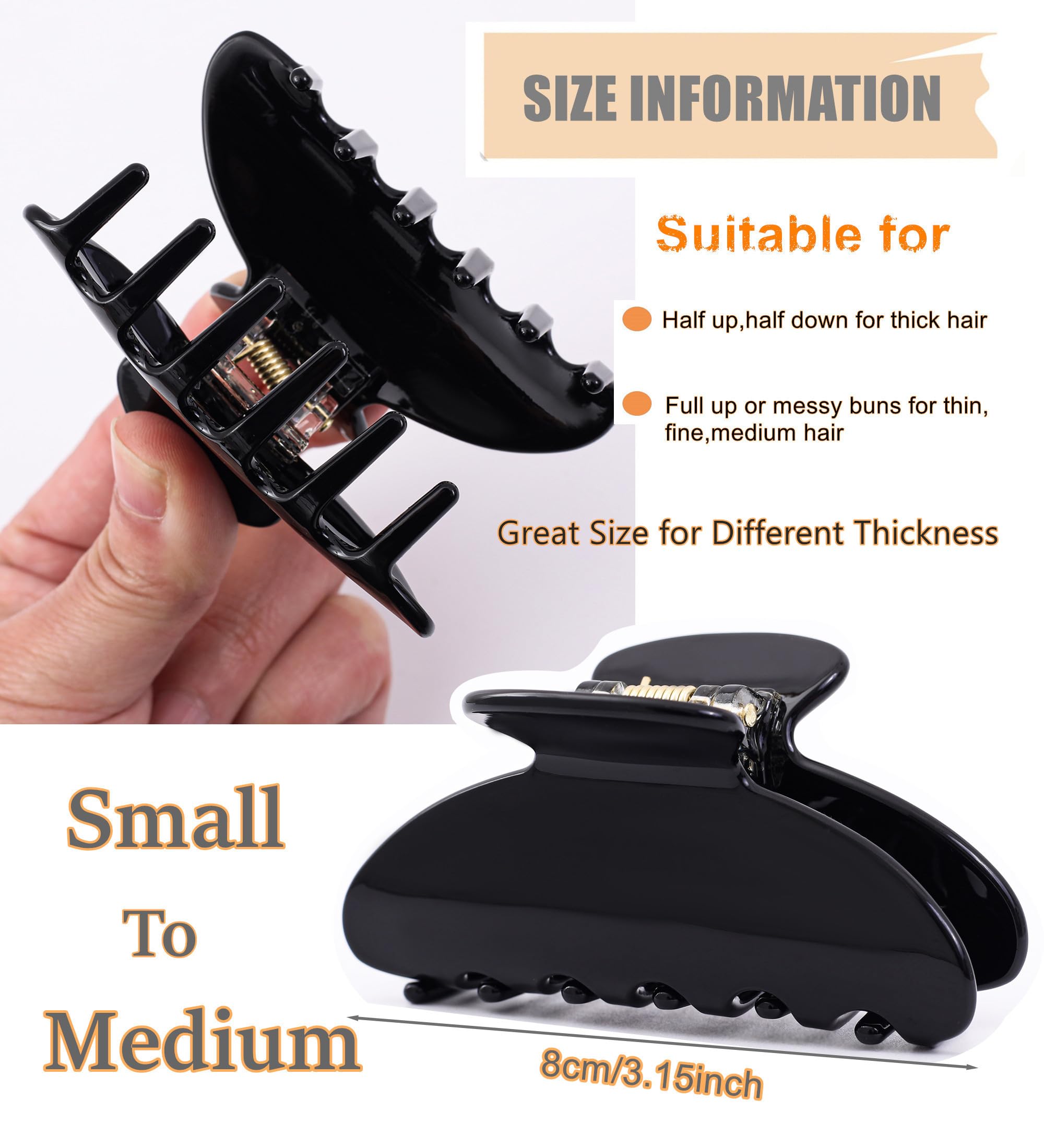 Eyegla used in half-up hairstyle showing secure hold for everyday styling convenience