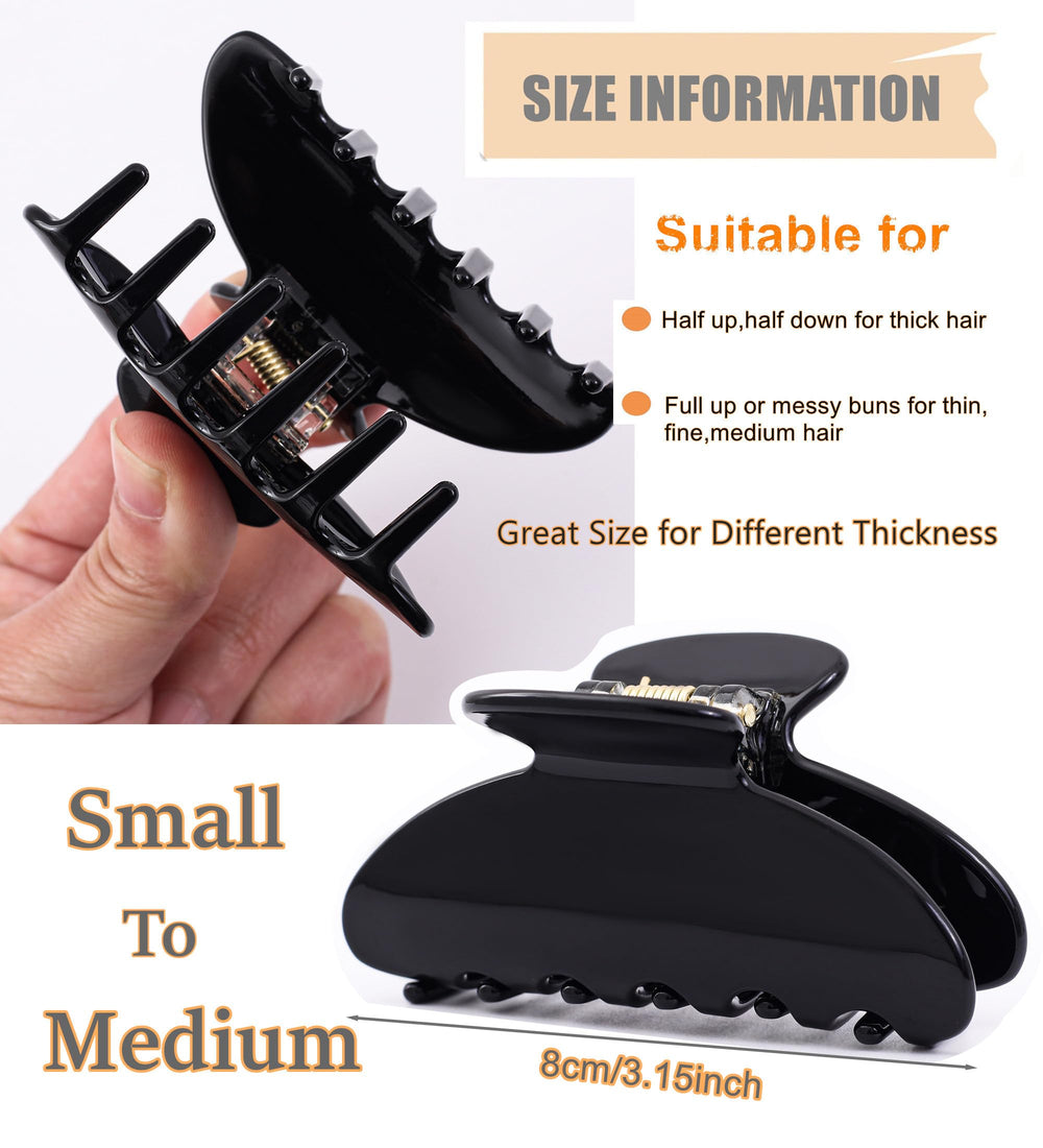 Eyegla used in half-up hairstyle showing secure hold for everyday styling convenience