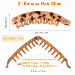 Eyegla clip in hand showing 13cm length for accurate size reference