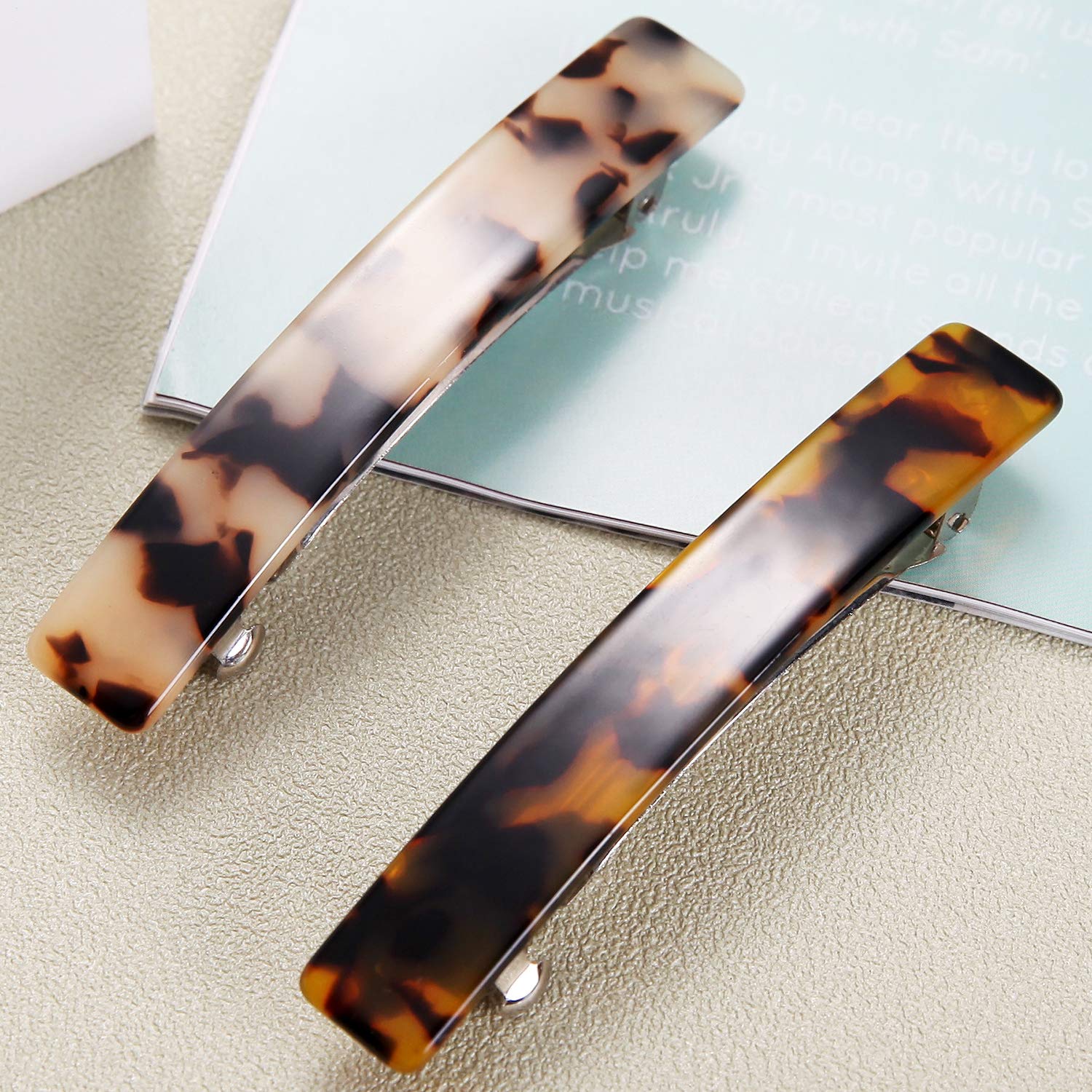Eyegla metal French clasp detail demonstrating secure spring mechanism and firm hold