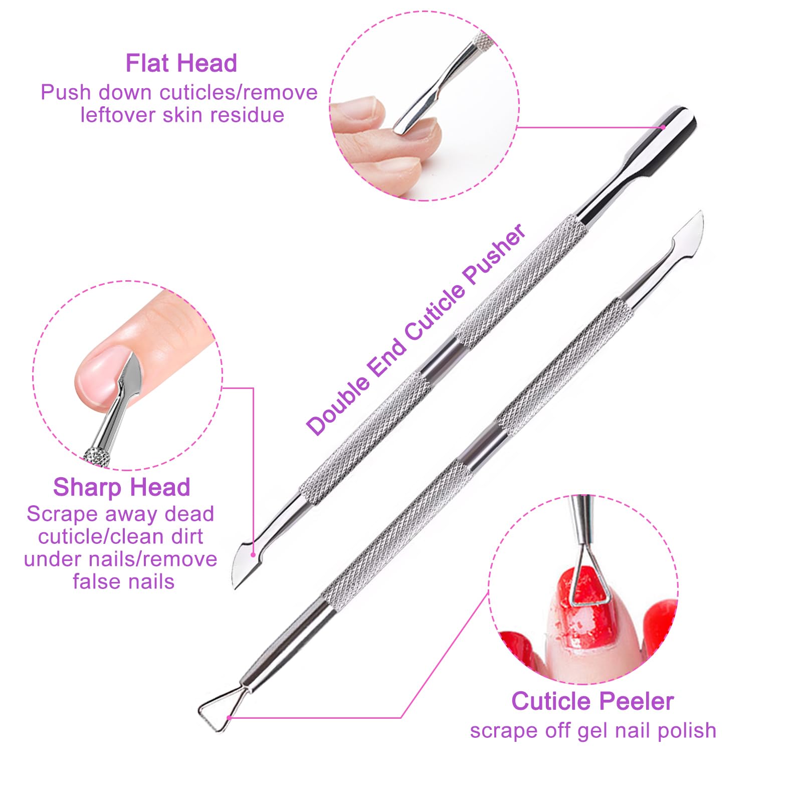 eyxformula cuticle pusher and peeler close-up for safe lifting