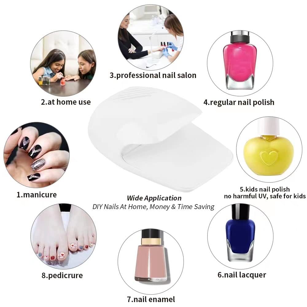 eyxformula drying a toenail showcasing suitability for pedicures and precise airflow