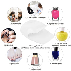 eyxformula drying a toenail showcasing suitability for pedicures and precise airflow