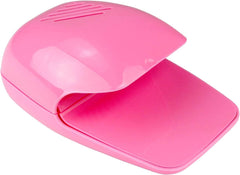 eyxformula front view pink nail dryer showing compact shape and safe design