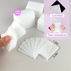 eyxformula close-up of pad texture demonstrating absorbent, no-lint cotton for cleaner removal