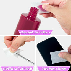 eyxformula salon set on table with pads and pushers illustrating professional-ready convenience