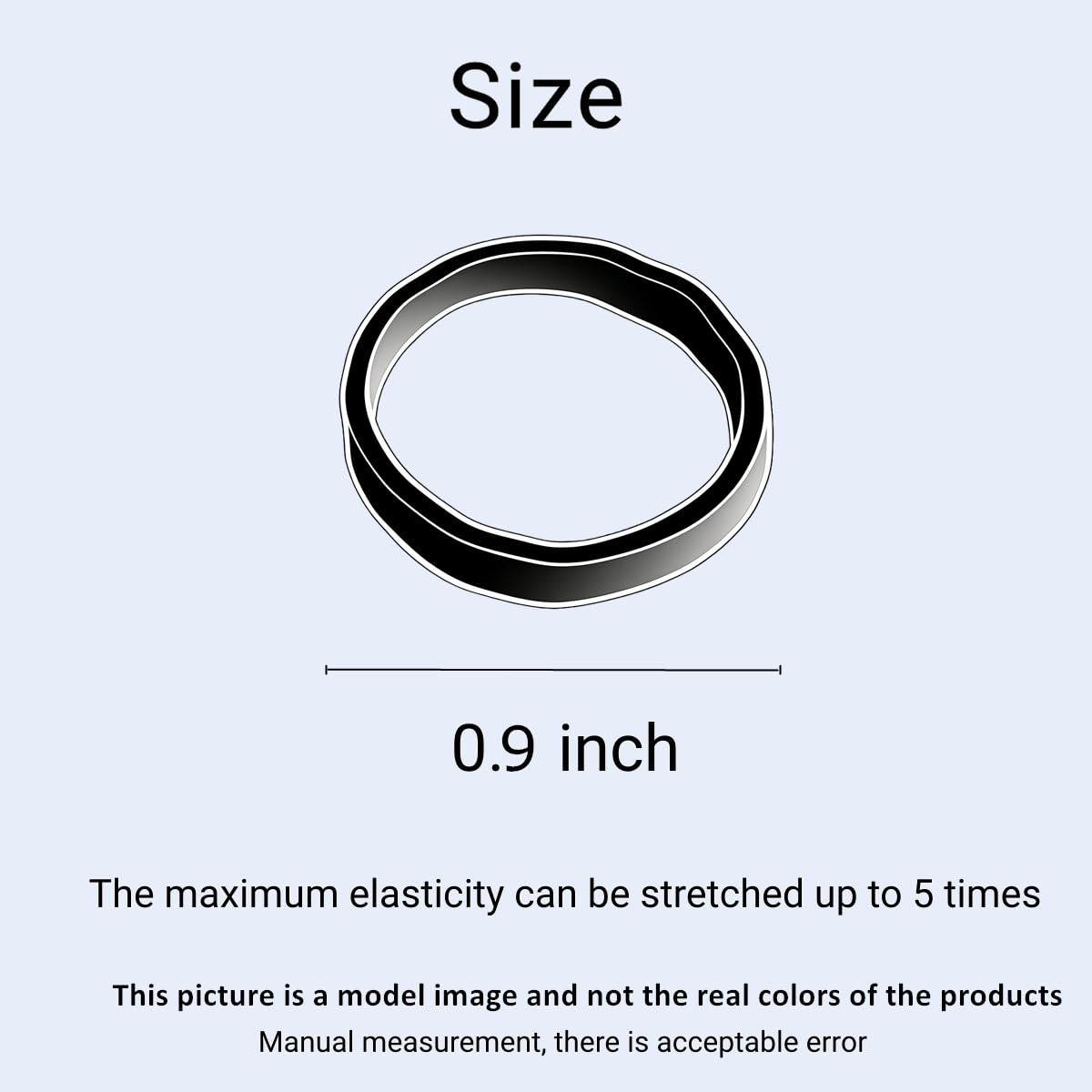 Ezepeo in hair holding a small ponytail, secure gentle hold benefit