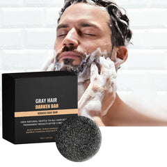 F FENG PEI shampoo bar next to ruler showing compact size and travel-friendly scale