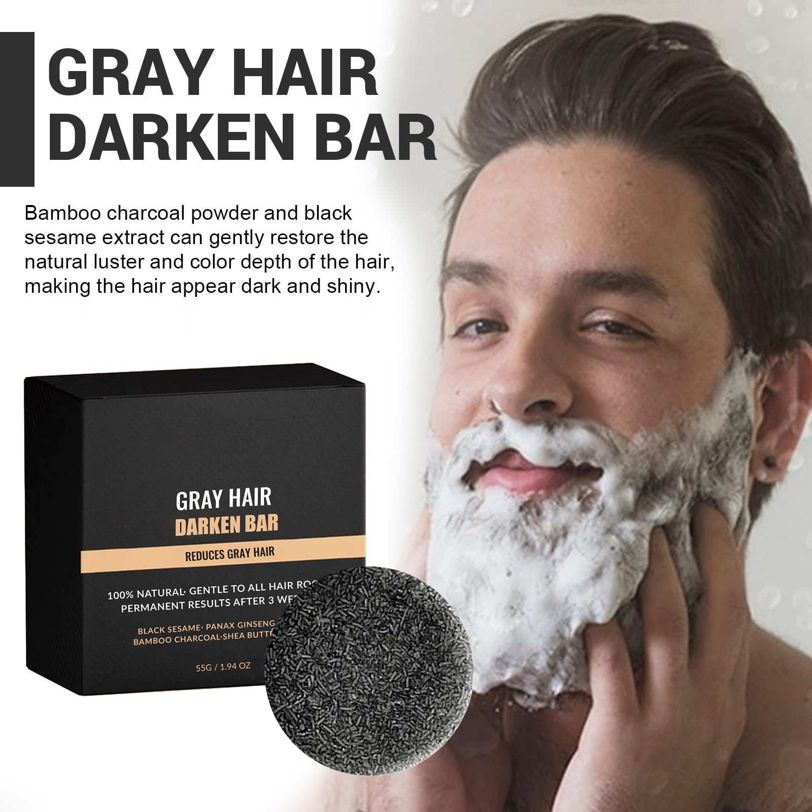F FENG PEI soap bar close-up texture highlighting smooth surface and natural finish