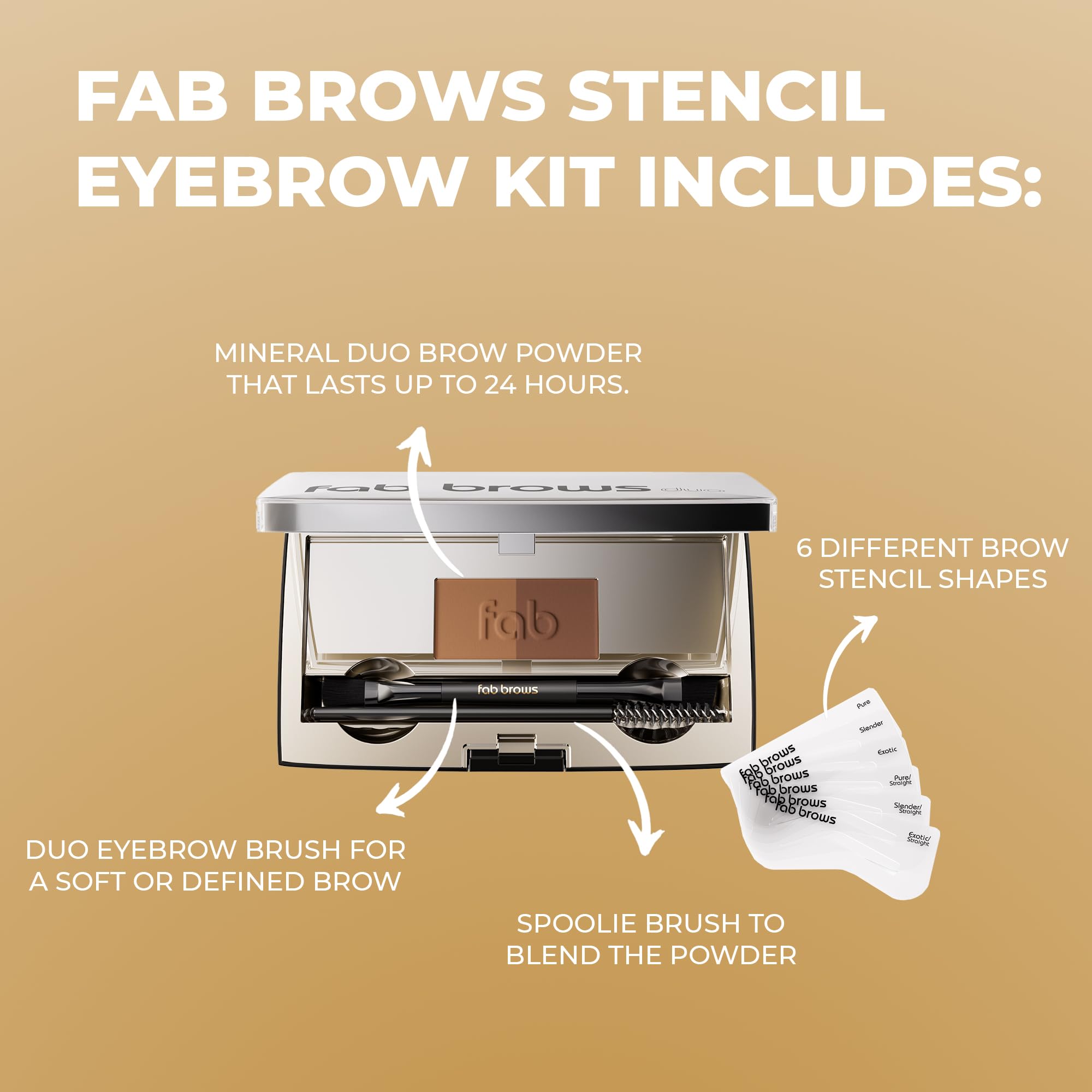 Fab Brows magnifying mirror closeup for exact brow grooming