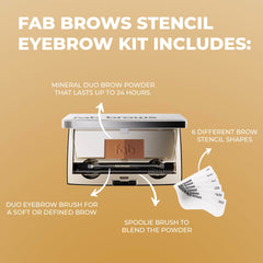 Fab Brows magnifying mirror closeup for exact brow grooming