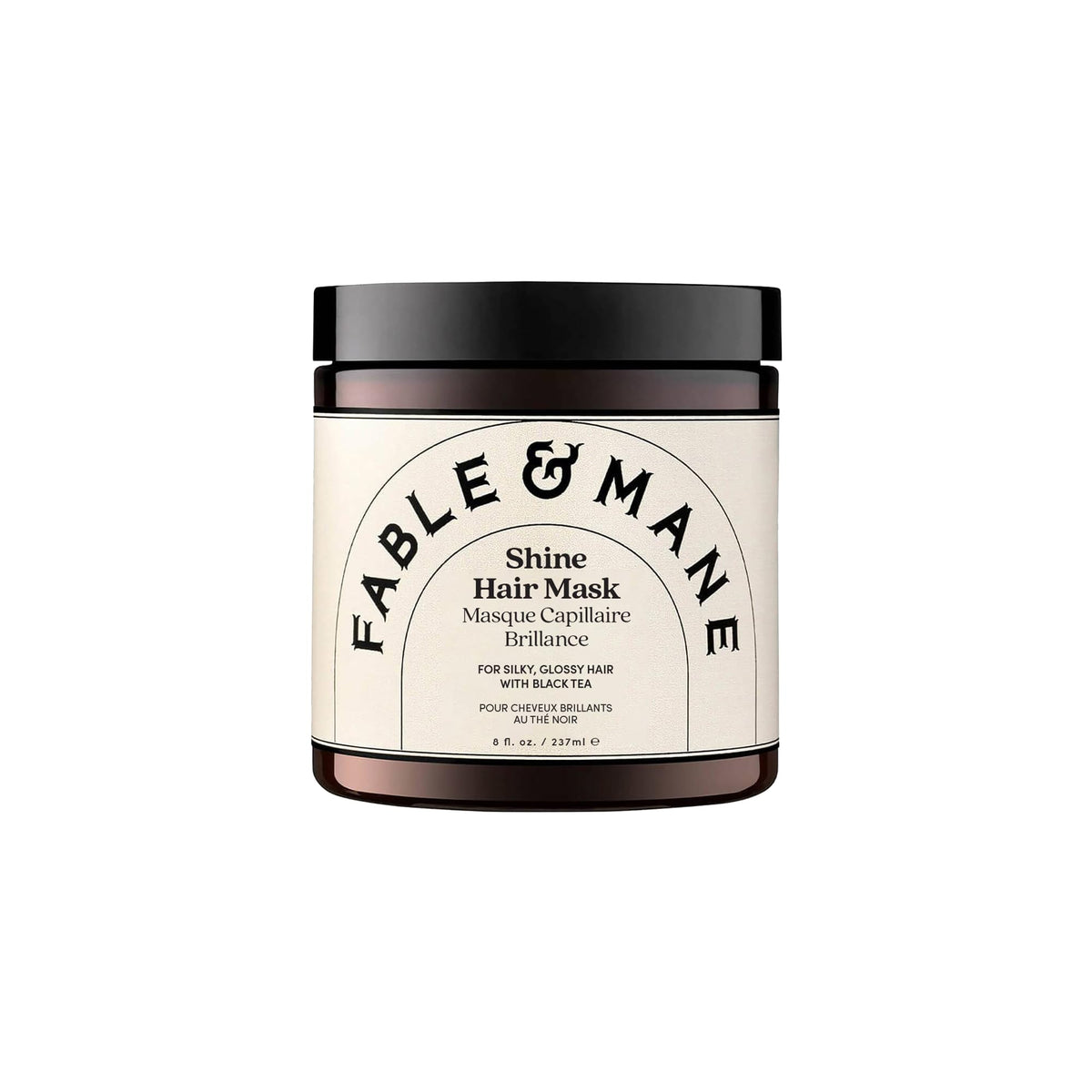 Fable & Mane front tube shot showing product packaging and benefits