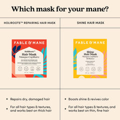 Fable & Mane on bathroom shelf styled lifestyle scene offering daily ritual benefit