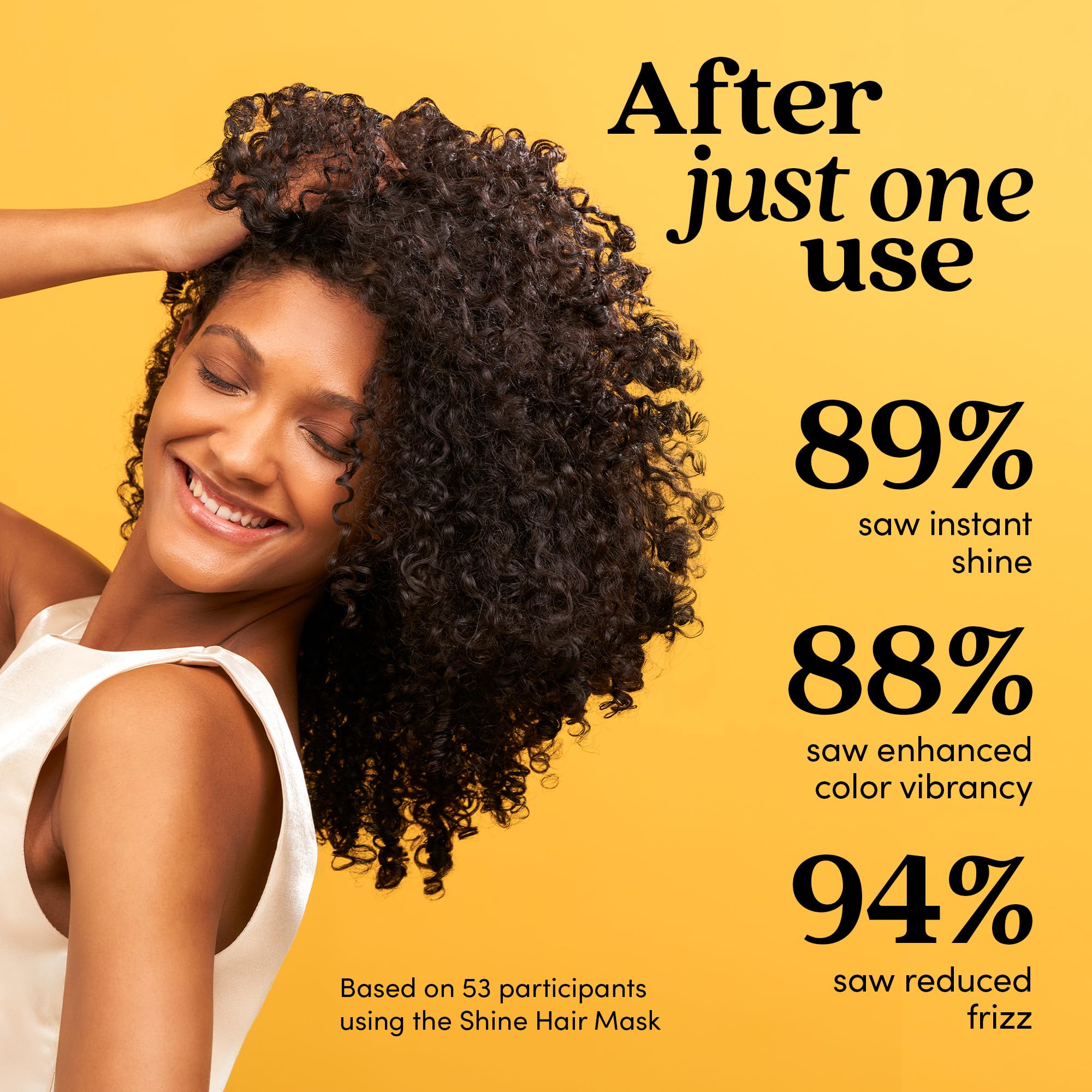 Fable & Mane applied to wet hair demonstrating frizz control and slip
