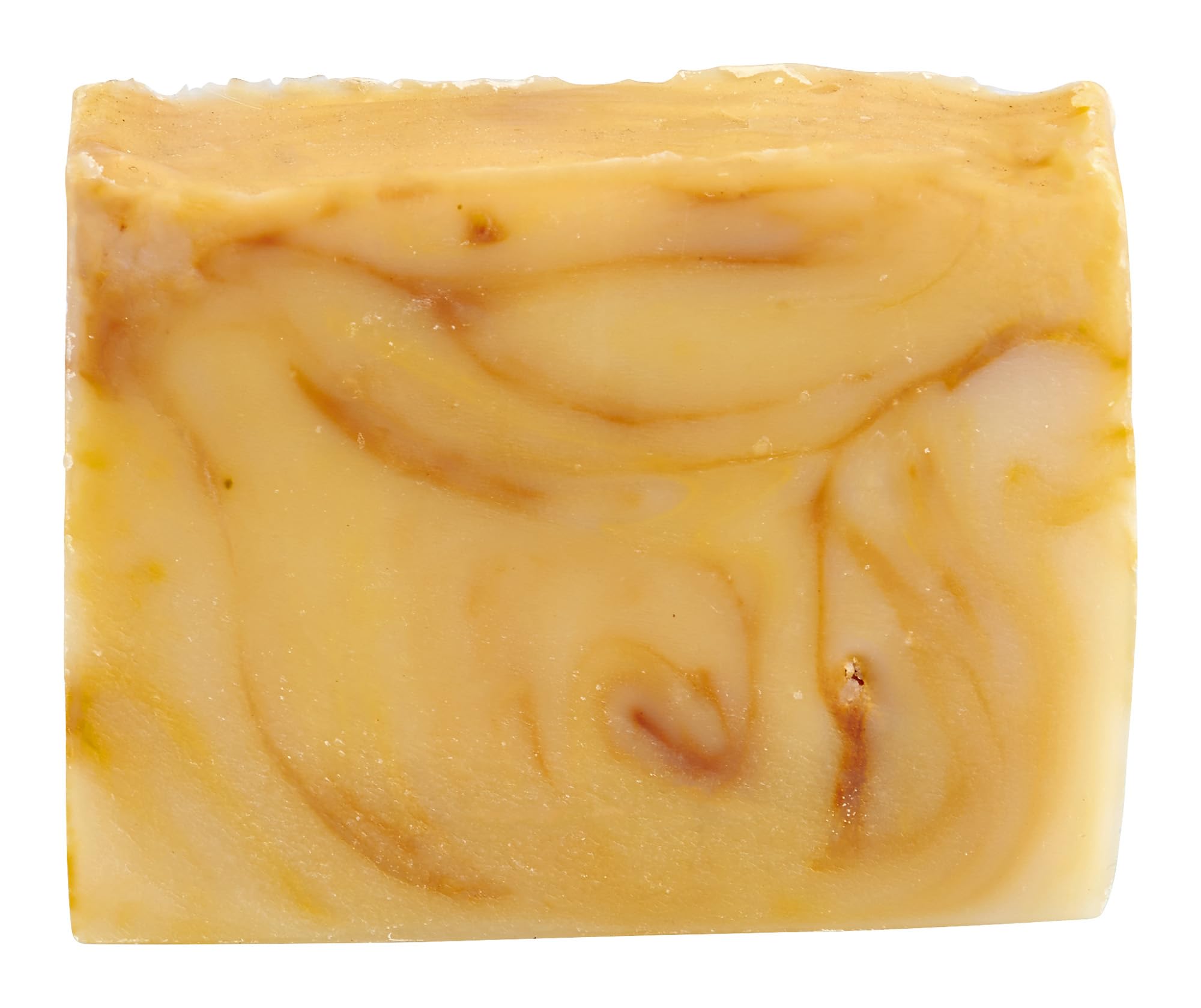 Label detail on Fabulous Frannie soap emphasizing pure essential oil ingredients benefit