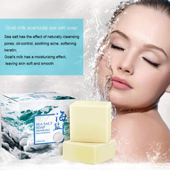 Rich Fabussa foam on hand from foaming mesh creating gentle cleansing lather