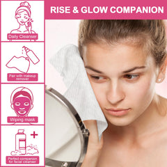 FACEMADE close-up of textured side for effective makeup removal
