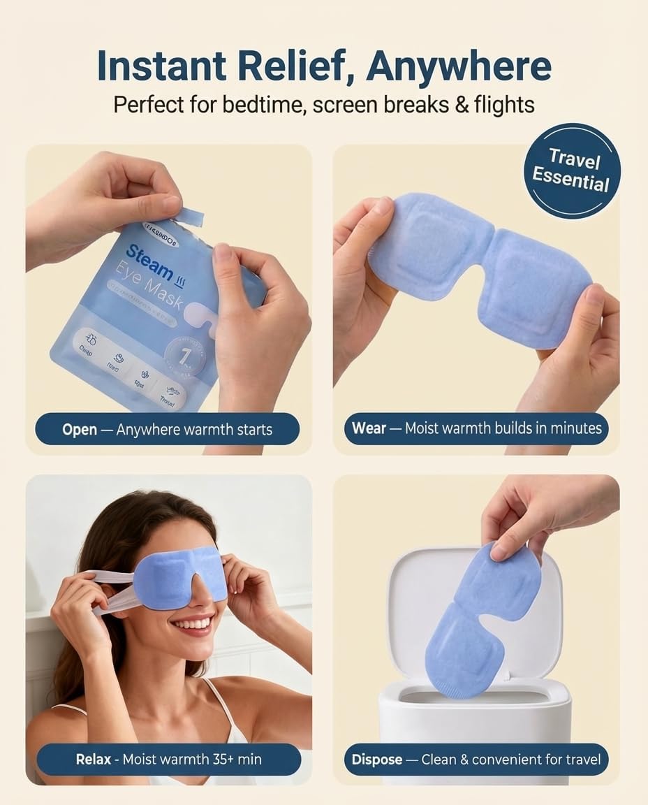 FACEMOON mask in a calm spa setting offering restful timed warmth