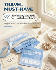 FACEMOON masks in a travel kit demonstrating ready-to-use relief on trips